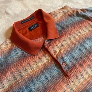 Vintage Jantzen Sz L Polo Mens Golf Shirt  Mercerized Cotton